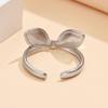 Sweet Rabbit Ear Adjustable Stainless Steel Ring - Fairy Style
