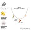 Christmas Tree Santa Snowman Pendant Necklace for Women Girl, Imitation Pearl Necklace, Stainless Steel Jewelry Festival Gift