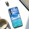 Aesthetic Healing Sky  Phone Case Black Silicone Soft For Samsung Galaxy A73,A72,A71,A70,A53,A52,A51