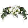 Simulation Wreath Welcome Flower Row Lintel Water Sign Corner Flower Artificial Flower Wedding Decoration