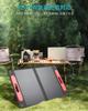 ELECAENTA Solar Fast Foldable Solar 3M DC Backflow Portable Power Solar Outdoor Disaster Preparedness Panel, 75W, PD45W, QC3.0 Charging, Charger,