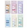 200Pc Self Adhesive Index Tabs Page Markers Transparent Waterproof Sticky Notes for Classifying Files Flags Planner Stickers