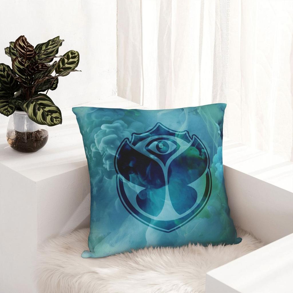 Tomorrowlandd Music Festival Pillow Case Butterfly Cushion Covers Funny Zippered Decorative Pillowcase For Home 45*45Cm