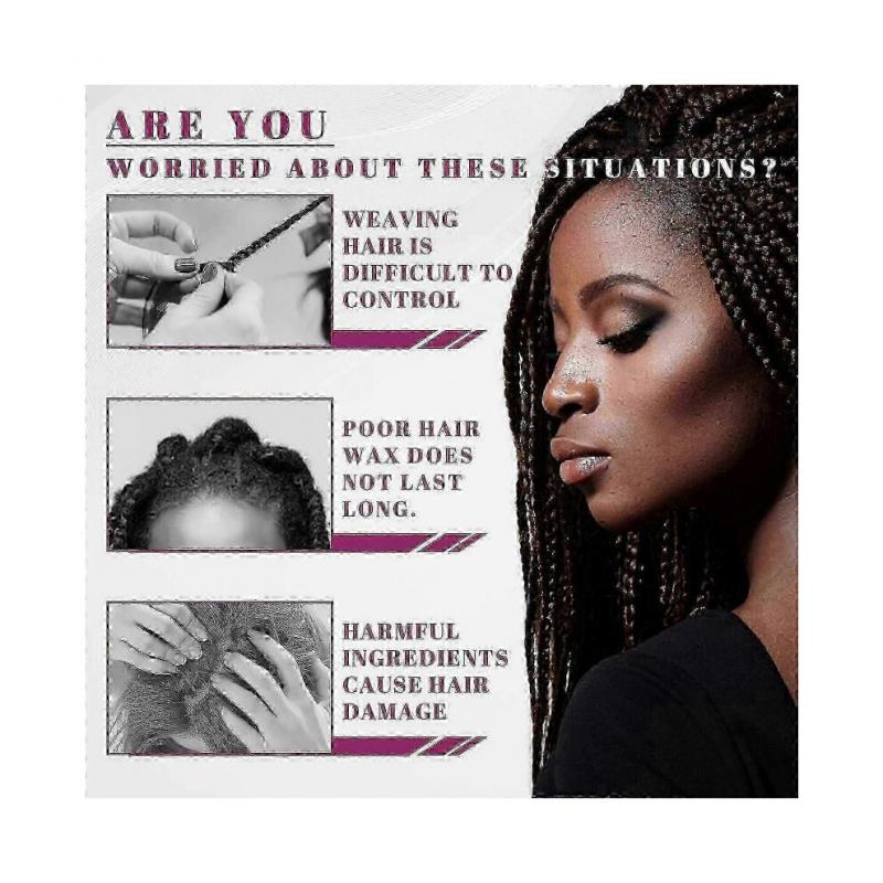 Dreadlocks Styling Gel, Dreadlocks Vorbeugung von Haarbruch und Schäden Feuchtigkeitsspendendes Styling Glanz Wachs