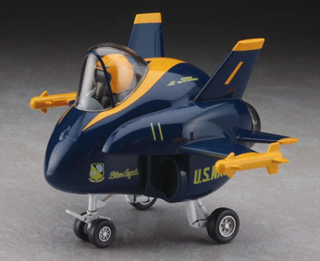 Hasegawa Egg Plane US Navy Blue Angels Plastic Model Kit TH15 F/A-18 Non-Scale