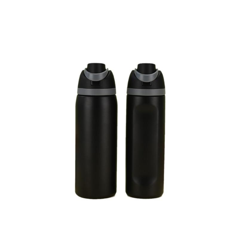 1 Stück Doppelwandiger Getränkebecher Edelstahl Thermosbecher für Männer und Frauen Outdoor-Sportarten Fruchtbecher Hoher Wert mit Seil Hüpfbecher