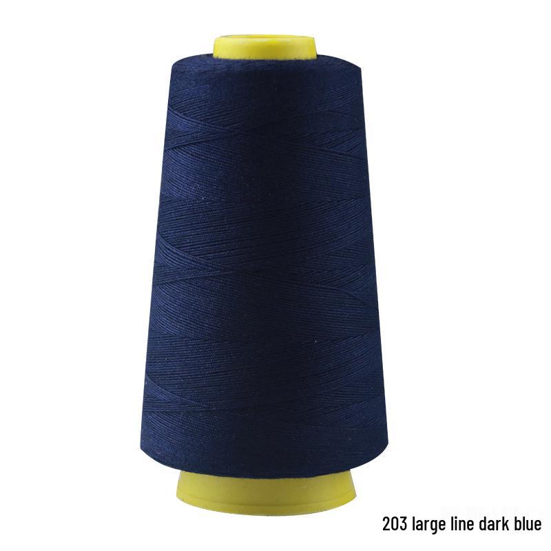 Black and White Thick Denim Sewing Thread Roll for Machine and Hand Sewing