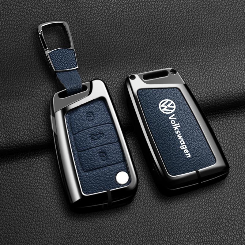 Volkswagen Car Key Case & Keychain for Lavida, Bora, Tiguan, Magotan, POLO, Passat – Cross-Border Compatibility