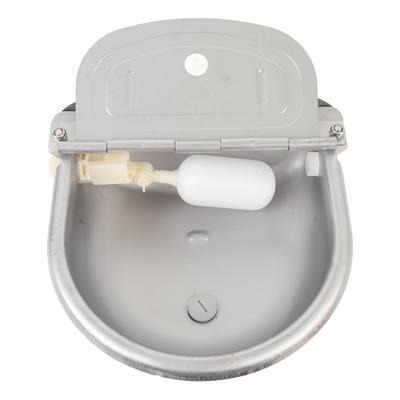 Automatic Sheep Goat Water Bowl Stainless Steel Automatic Livestock Waterer with Float Ball for Farms Ranches