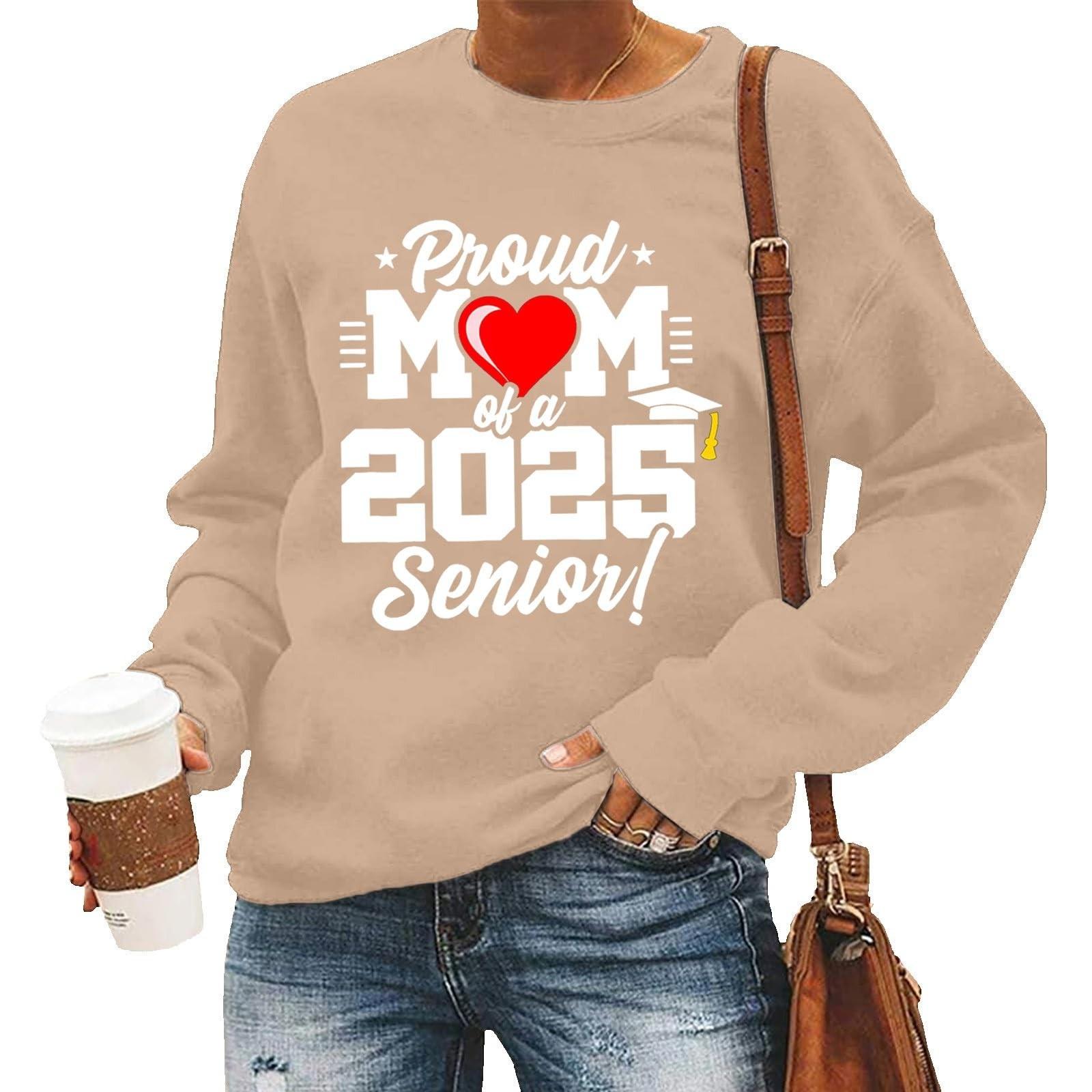 Женские топы с круглым вырезом и принтом из хлопка — фото 11