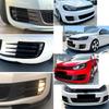 For Volkswagen VW Golf 6 MK6 VI GTI GTD R R20 2008-13 Front Bumper Fog Lamp Grille Spoiler Fog Light Eyebrow Eye Wind Knife Trim