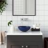 VidaXL Bathroom Sink Round Countertop Washbasin Toilet Hand Basin Kitchen Cosmetic Room Home Interior 146979