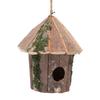 Wooden Bird House Decorative   Birdhouse with   Guard for Outdoor Courtyard Backyard