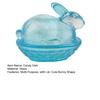 Glass Bunny Candy Dish Easter Bunny Candy Bowl with Lid Snack Serving Dish for Party