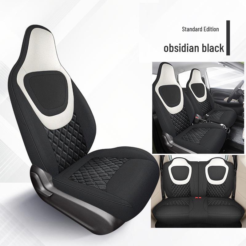2024 Wuling 3rd Gen Macaron Cotton-Linen Car Seat Cushion, All-Season
