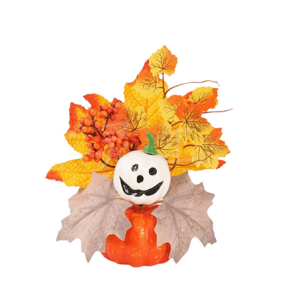 Maple Leaf Halloween Ornaments DIY Desk Ornaments Fall Harvest Decorations Thanksgiving