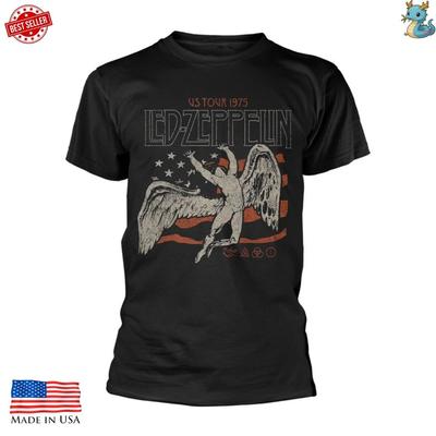 Led Zeppelin Stairway To Heaven Graphic T Shirt Classic Rock Reprint Top Unisex T-Shirt