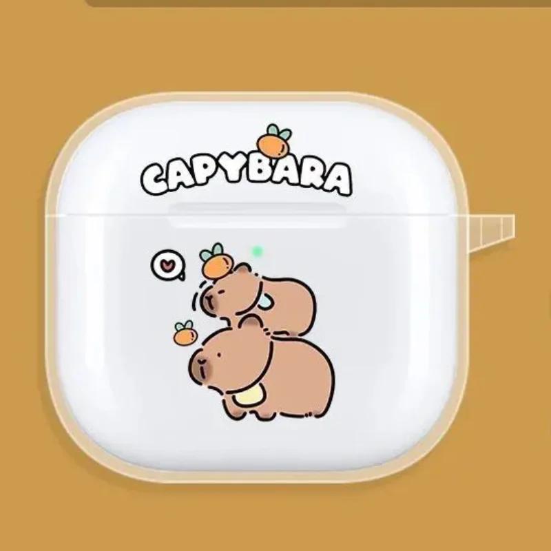 

Funda Capybara Rot Pattern Case For Apple AirPods 1st 2nd 3rd 4th Pro 1 2 3 4 NEW Cute Capy Bara Protect Cover Kawaii Aesthetic AirPods 1st 2nd