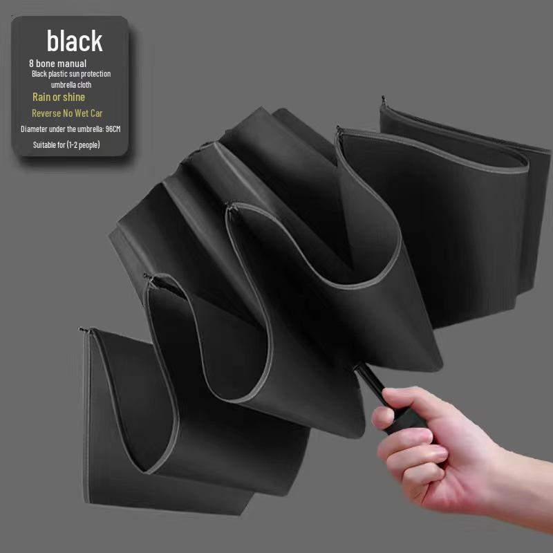 UV Auto Open/Close Large Double Folding Windproof Umbrella for Two, Reinforced for Sun/Rain, Dual Use for Men and Women