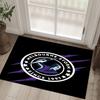 Melbourne Storm Design Crystal Velvet Carpet Cozy Non?Slip Printed Rug For Bedroom Living Room Entrance