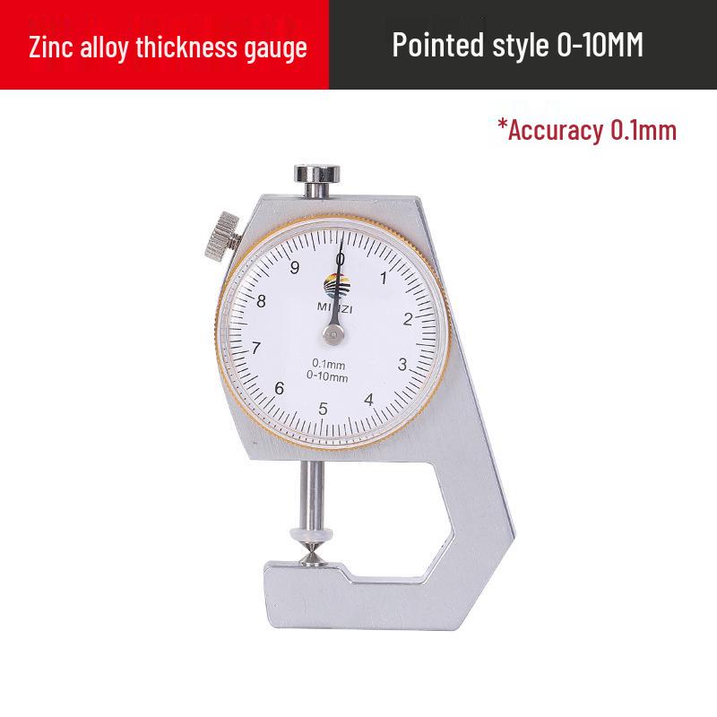 High Precision Digital Micrometer: Steel Pipe & Flat/Bent Pointed Head Thickness Gauge