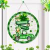 Quality Luck Leaves Door Sign Add Vibrantly Holiday Spirits to Porch or Entryway Irish Hanging Door Decorations