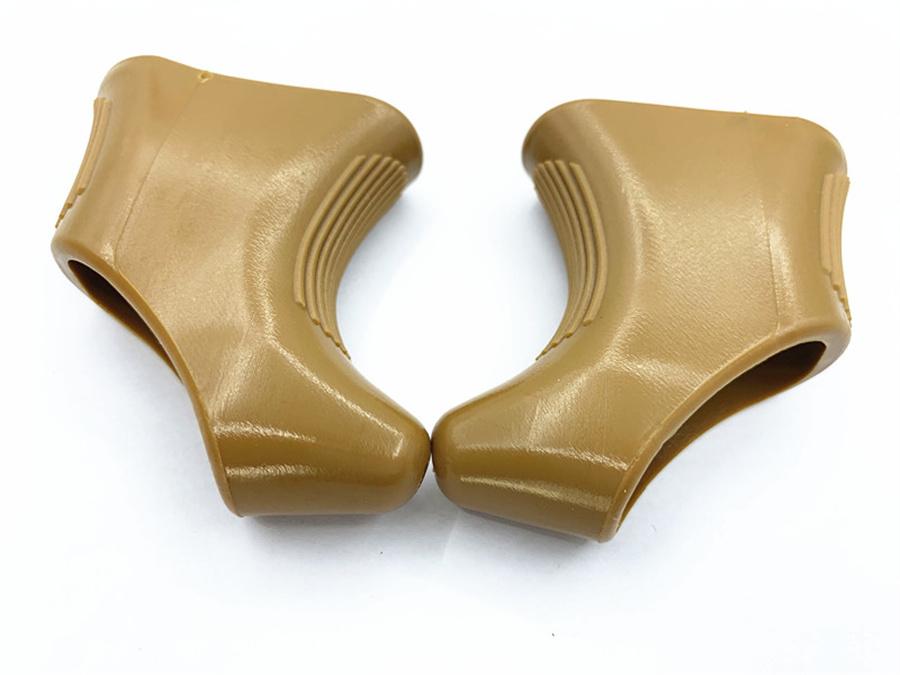 One Pair of Shield Brake Lever Hoods Brown for Campagnolo  Nuovo / Super Record