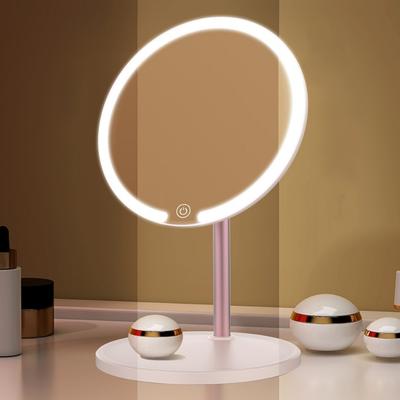 Make-upspiegel met ingebouwde lichtbron