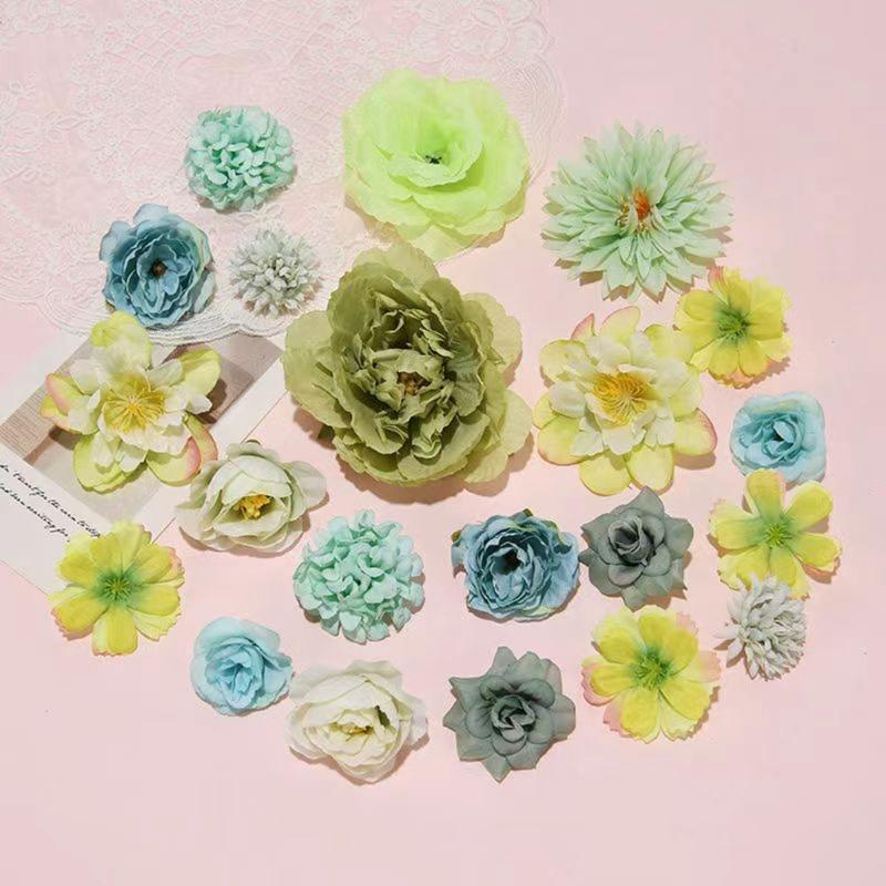 42Pcs Artificial Flower Buds Small Flower Buds For Wedding Flower Arrangements Sewing Craft Clothing Cake Top Decoration