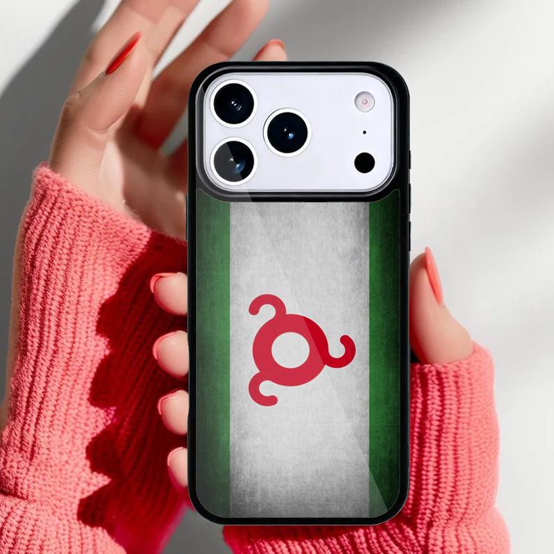 Ingushetia Flag Phone Case for iPhone 17 16 15 14 13 Pro Max Back Cover for 12 11 Pro Coque