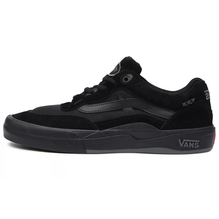 Vans Wayvee Skateboarding Low Pro Skate Shoe Unisex Black Suede VN0A5JIABKA 36