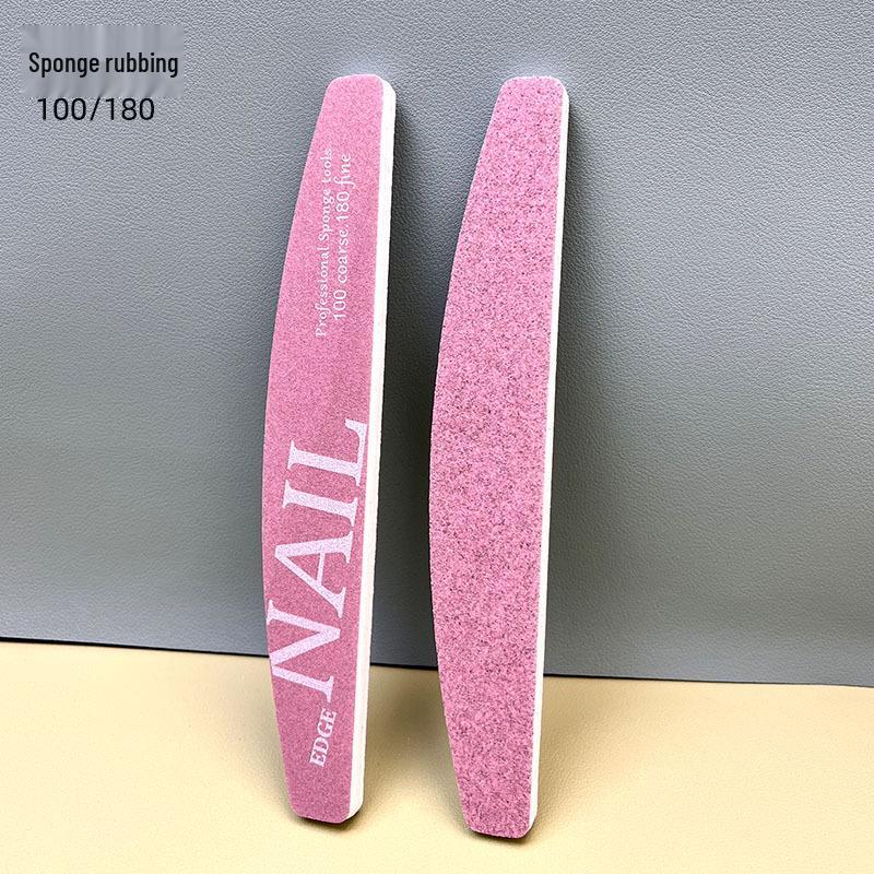 

Маникюрный набор, который можно мыть: Шлифовальные полоски для ногтей, полировальные полоски и пилочка-губка Half-moon sponge file (100/180)
