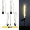 LED Solar Reed Lamp Garden Landscape Light Outdoor Waterproof Lawn Light Yard Christmas Decoration Path Lighting Decoration