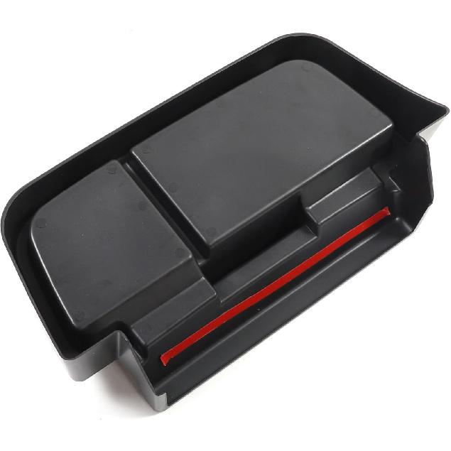 Center Console Dash Storage Box for Honda Pilot 2023 2024 2025 Accessories, ABS Car Navigation Screen Rear Organizer Tray Storage Box Black
