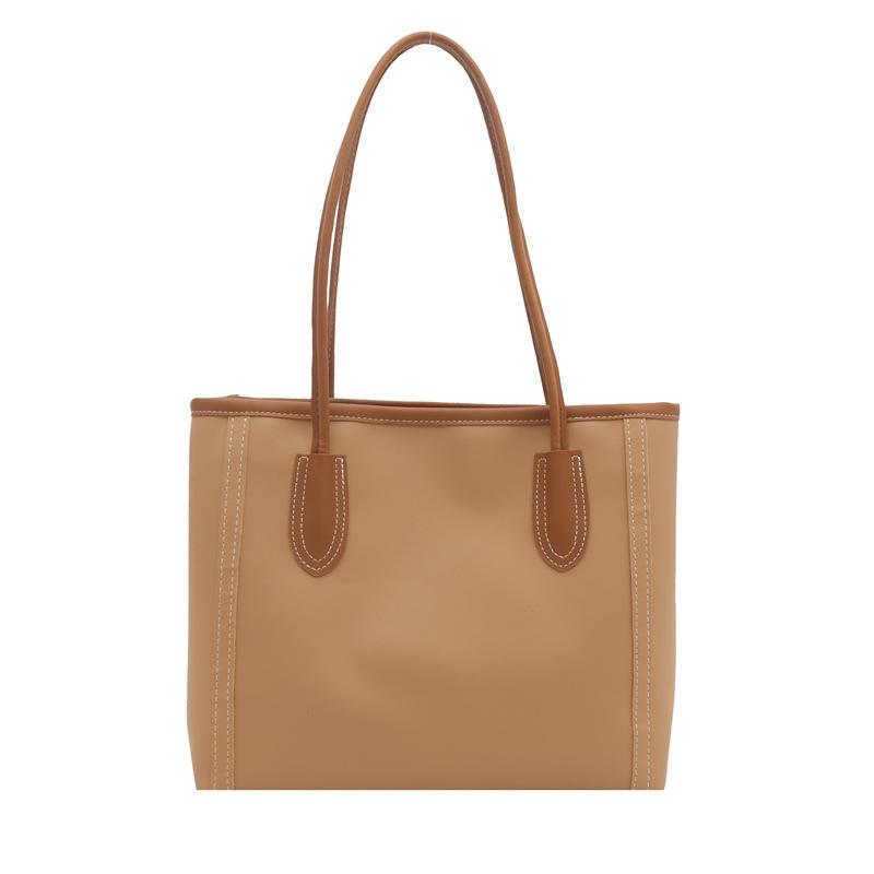 Vintage Large Capacity Women Tote Bag Daily Commute Shoulder Handbag