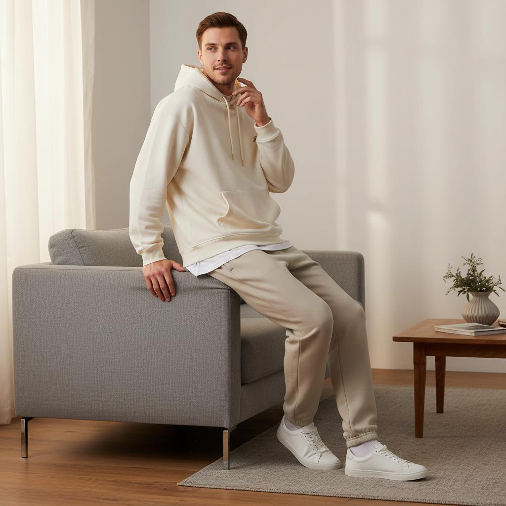 Li Ning Sports Fashion Serie Lässige Einfache Bündchen Weite Bequeme Strick-Sweathose Herren Unterteile AKLVH29-7