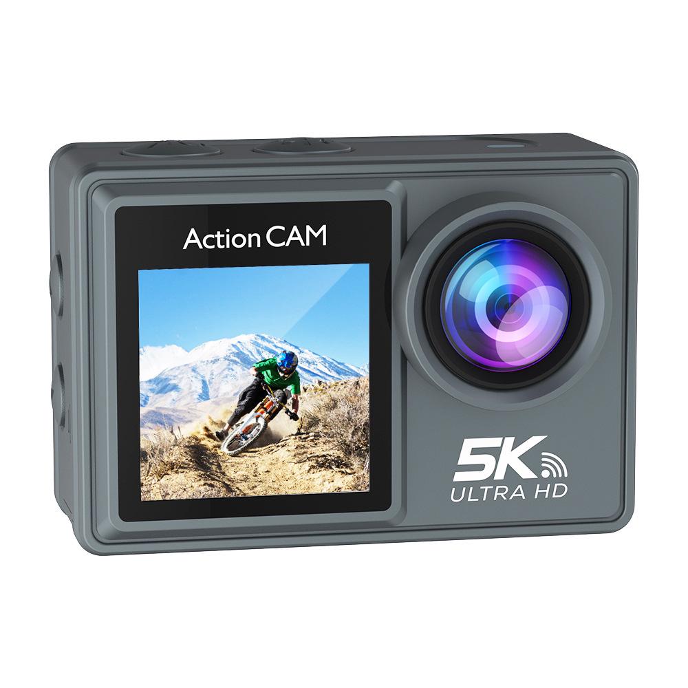 5K Dual Screen Waterproof Sports Camera with WIFI & Remote