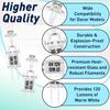6-Pack G4 Halogen Oven Light Bulbs 10W 12V, Compatible with Dacor 86364 86573 8-6573 DE81-05142A, Replacement Halogen Bulb for Electric Oven, Range,