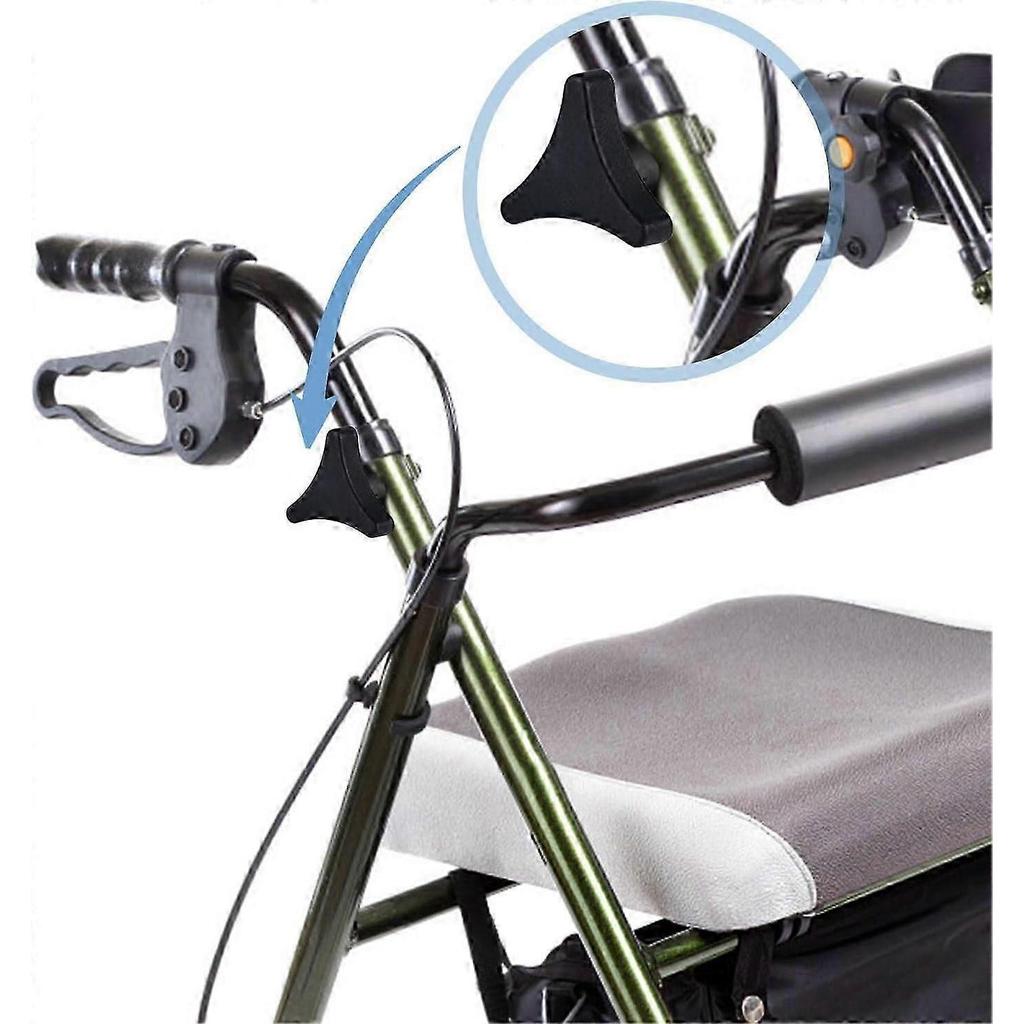 3pcs Rollator Walker Parts, Aluminum 3 Point Knob Replacement Part Universal for
