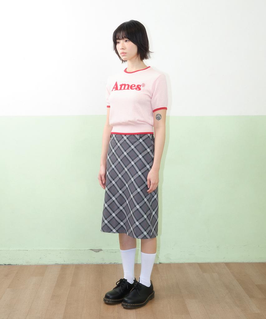AMES-WORLDWIDE Basic Logo Knit Pink