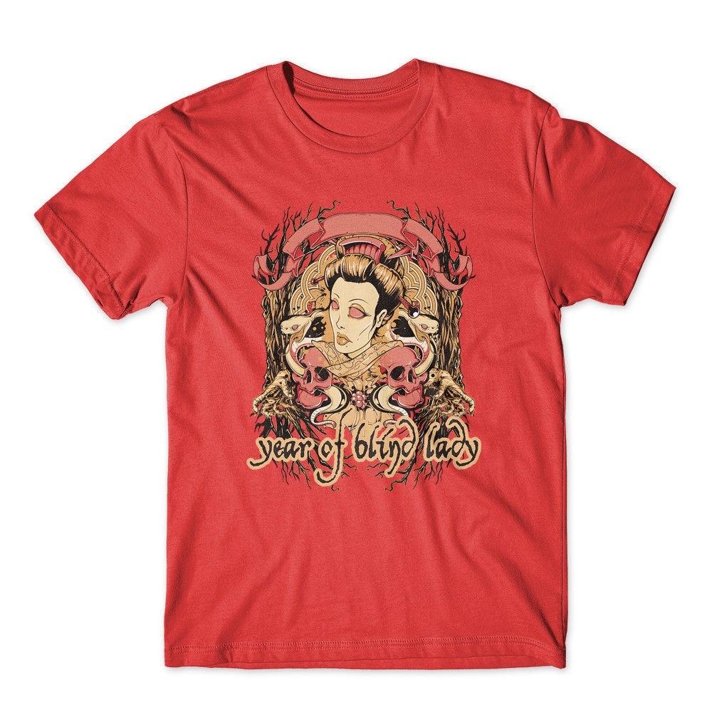 

Year of Blind Lady T-Shirt. 100% Cotton Premium Tee New 4XL