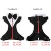 Large Dog Suit Harness No Pull Design for Small Dogs Easy Walk Tuxedo Puppies Vest Harness