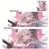 Cute Anime Girl Mouse Pad Pink Mousepad Big Kawaii Mouse Mat Computer Large Play Rubber Rug Girls Desk Mat Girls Beautiful