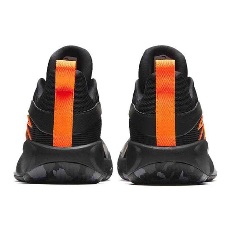 Anta Wind Tunnel 4 Abrasion Resistant Low top Basketball Shoes Men's Black Sneakers 112411605-2