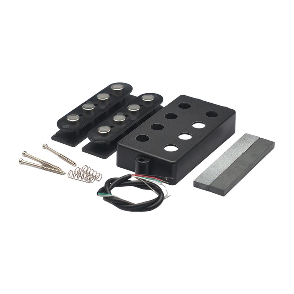 Double Coil Pickup Guitar Accessory Quick Response Neck Bridge for Electric Guitar DIY and Replacements