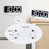 Count Up/Down Timer Tabletop Magnetic Timer for Office Kitchen Rechargeable Digital Timer Stopwatch LED Display Timer
