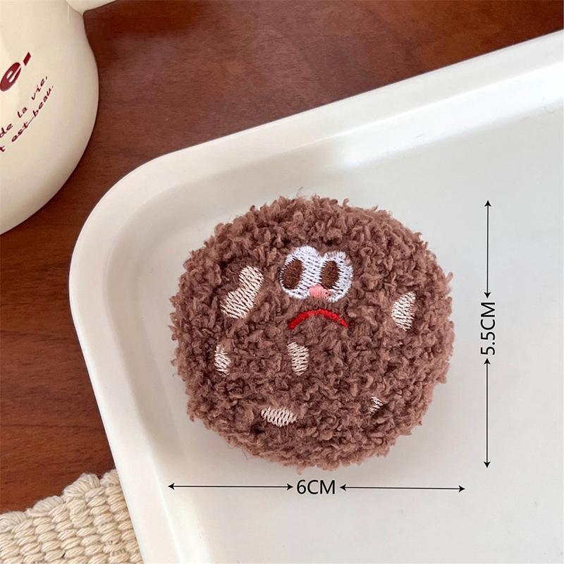 

1 шт. мультяшная забавная плюшевая брошь в виде печенья одежда рюкзаки 3D кукла значок булавки милая булавка