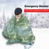 Foil Emergency Blanket Lightweight Waterproof Survival Blanket Insulation Lifesaving For Hiking Outdoor For Travel Hunting