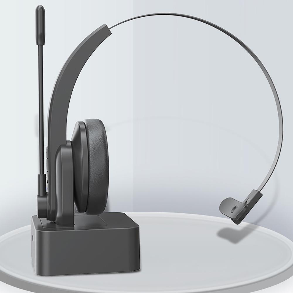 1 Pcs For PC Telephone Bluetooth 5.0 Wireless Headset With Noise Cancelling Mic