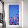 Static Cling Privacy Windows Film Decorative Beautiful Flower Stained Glass Window Stickers   Frosted Window Cling Tint